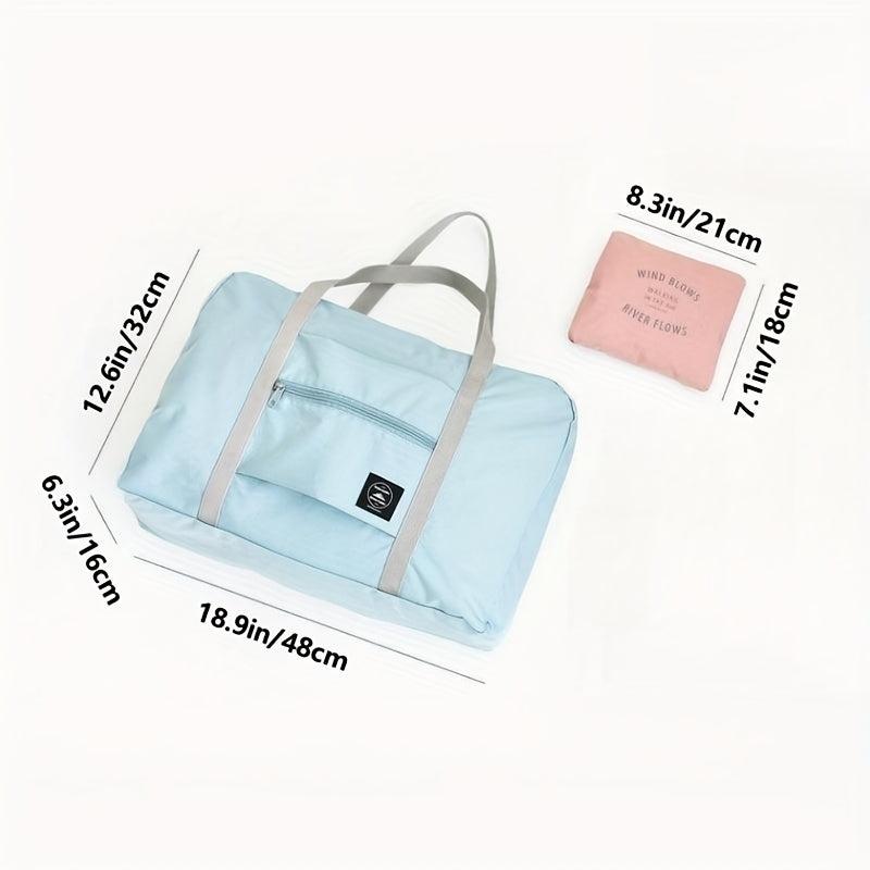 Large Capacity Travel Luggage Bag Shoulder Bag Portable Folding Bag
