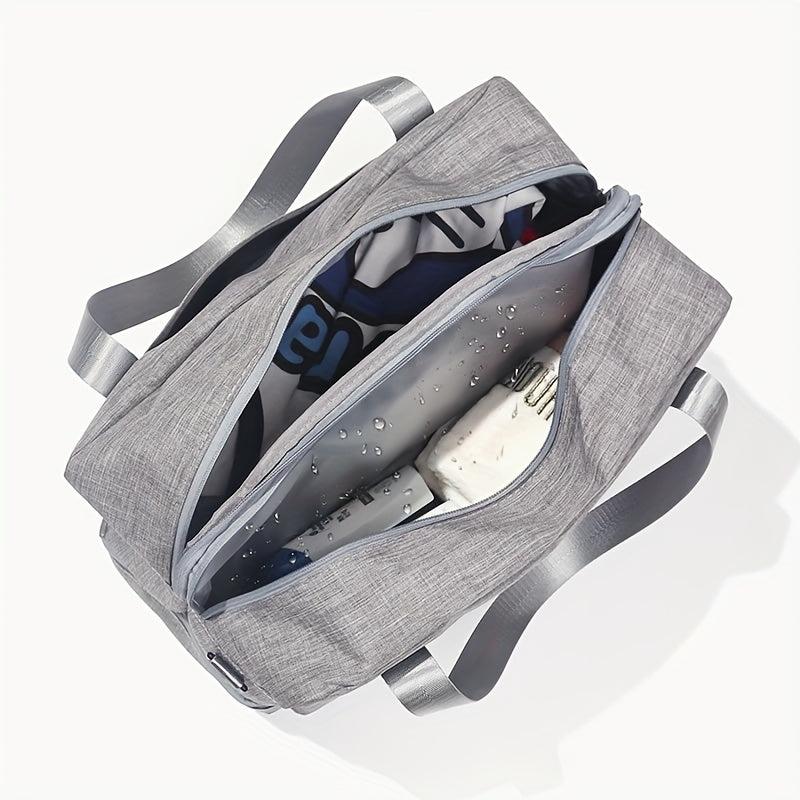 Large Capacity Weekender Duffle Bag Nylon Lightweight Luggage Bag