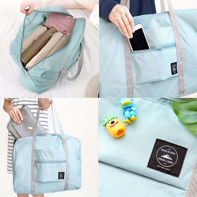 Foldable Travel Duffle Bag Large Capacity Lightweight Carry On Luggage