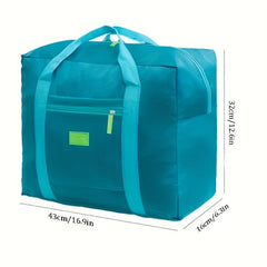 Large Zipper Duffel Bag Travel Storage Bag Carry On Bag Weekender
