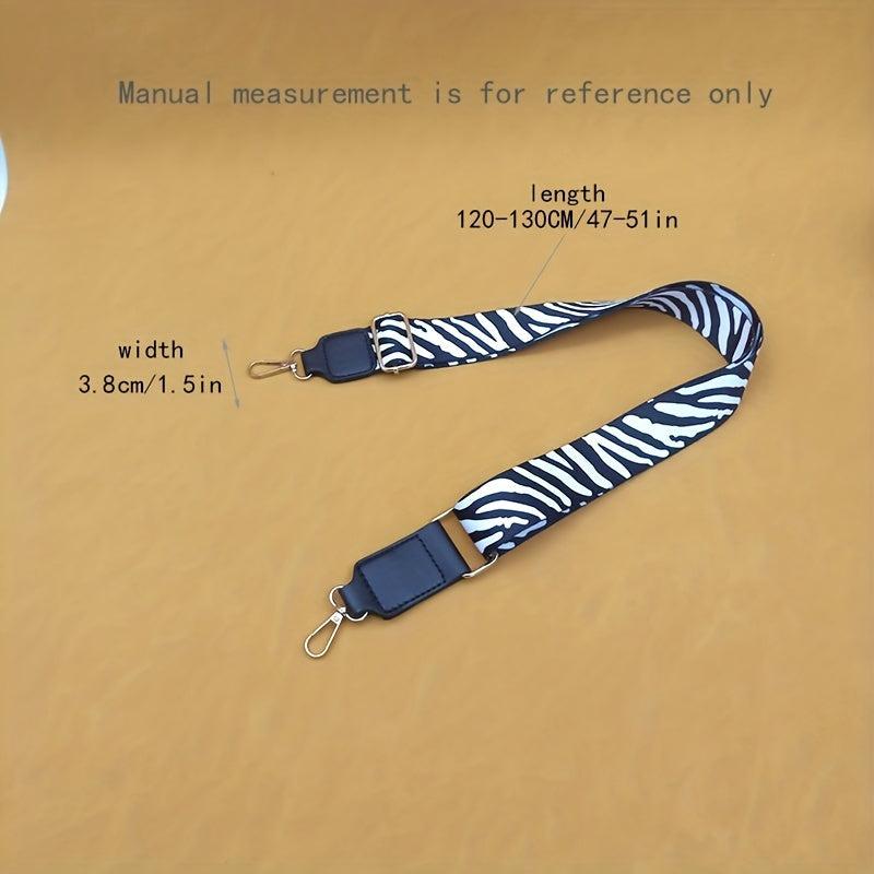 Adjustable Floral Embroidery Shoulder Strap Bag Accessory