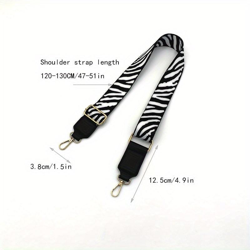 Adjustable Floral Embroidery Shoulder Strap Bag Accessory