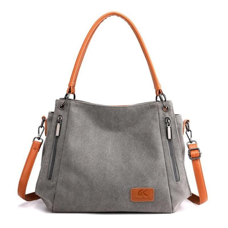 Retro Canvas Handbag Women's Large Crossbody Bag