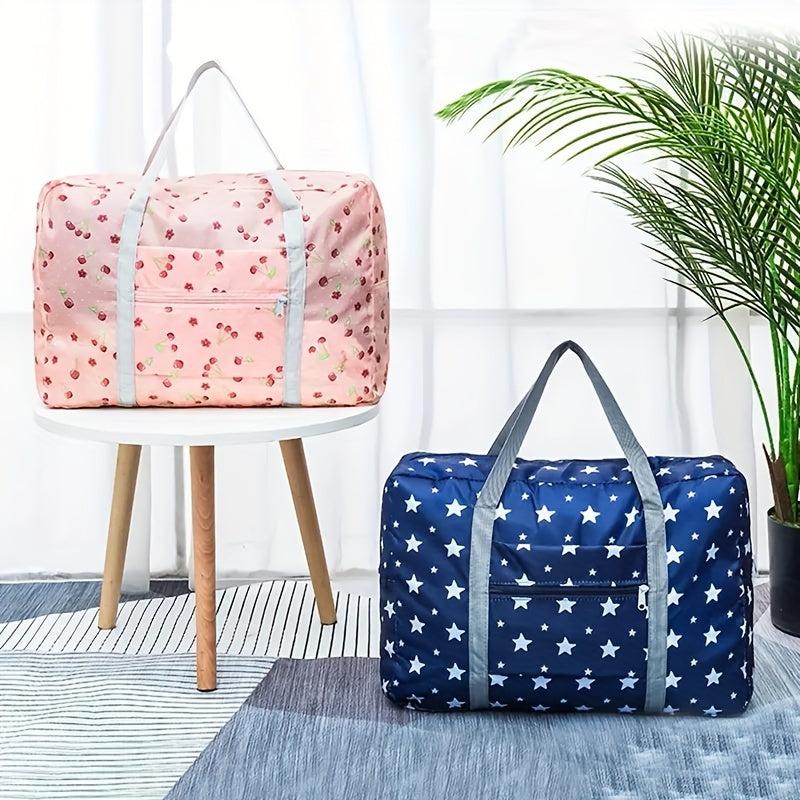 Foldable Travel Duffle Bag Portable Quilt Storage Bag Large Capacity