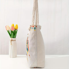 Ethnic Style Beach Bag Single Shoulder Canvas Bag