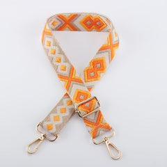 Adjustable Ethnic Style Nylon Bag Shoulder Purse Chain Strap Handbag
