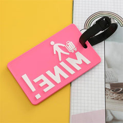 Personalized Silicone Luggage Tag - Letter Style