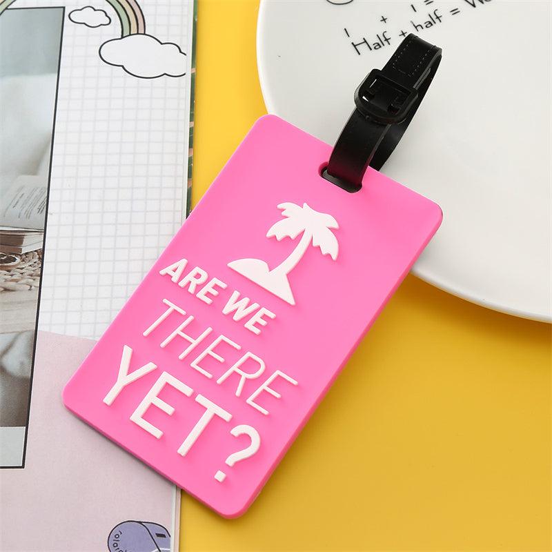 Personalized Silicone Luggage Tag - Letter Style