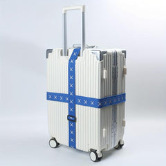 Reflective Cross Luggage Strap Airplane Pattern Packing Strap