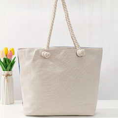 Floral Printed Boho Tote Bag Oversized Canvas Bag For Women