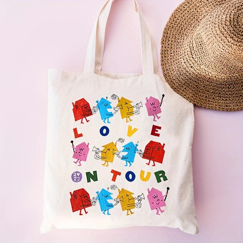 Harry Letter Love On Tour Tote Bag Men's Women's Outdoor Shpping Bag