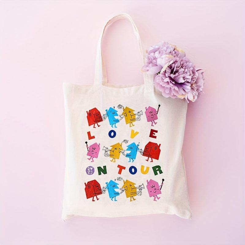 Harry Letter Love On Tour Tote Bag Men's Women's Outdoor Shpping Bag