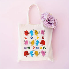 Harry Letter Love On Tour Tote Bag Men's Women's Outdoor Shpping Bag