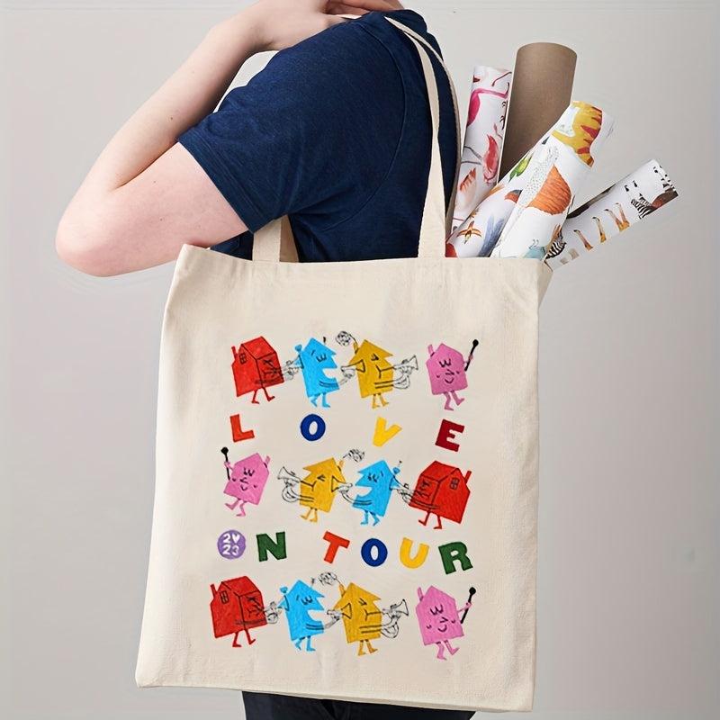 Harry Letter Love On Tour Tote Bag Men's Women's Outdoor Shpping Bag