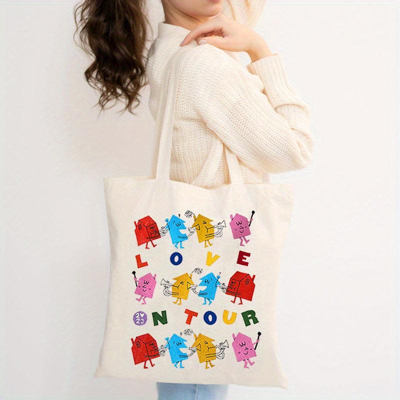 Harry Letter Love On Tour Tote Bag Men's Women's Outdoor Shpping Bag