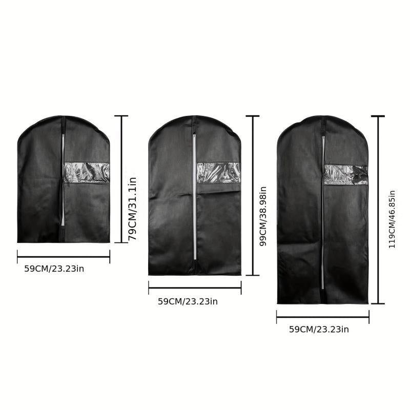 Zipper Clothes Dust Cover Hanging Suit Bag