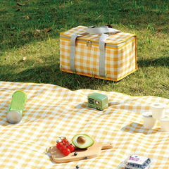Portable Insulated Lunch Bag Zipper Storage Bag