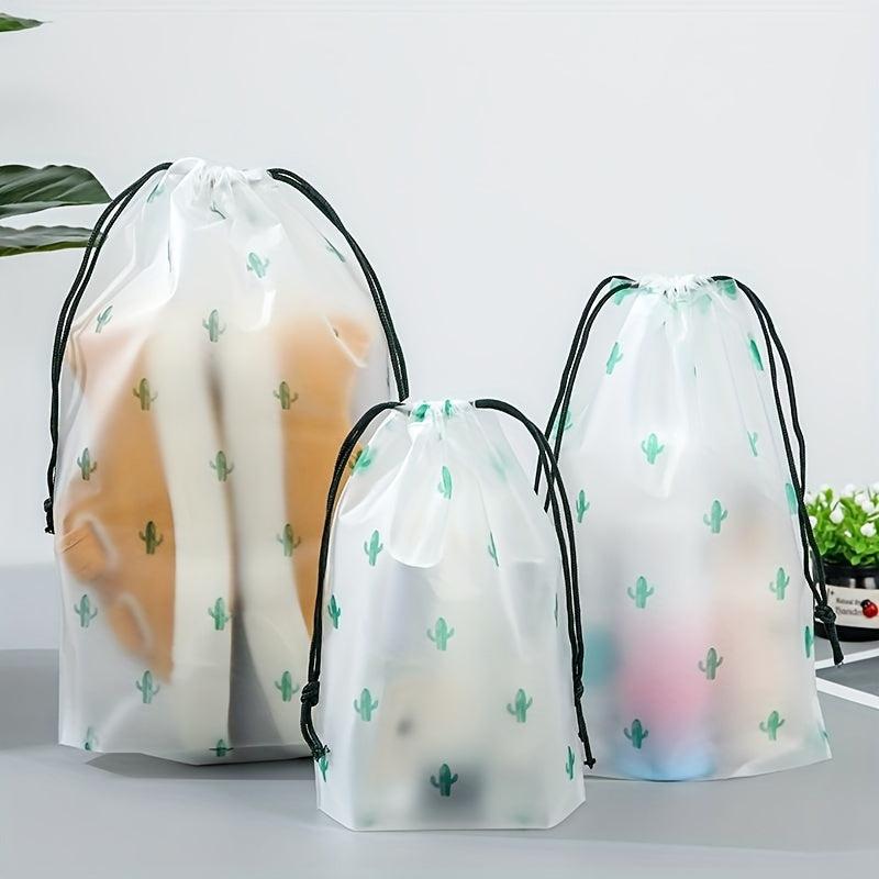 10pcs Travel EVC Storage Bag Drawstring Bundle Pockets