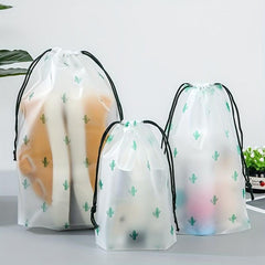 10pcs Travel EVC Storage Bag Drawstring Bundle Pockets