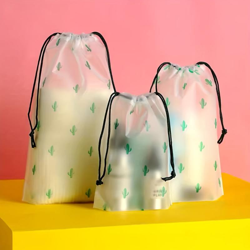 10pcs Travel EVC Storage Bag Drawstring Bundle Pockets