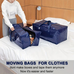 Heavy Duty Large Moving Bags Storage Totes Recycled Material