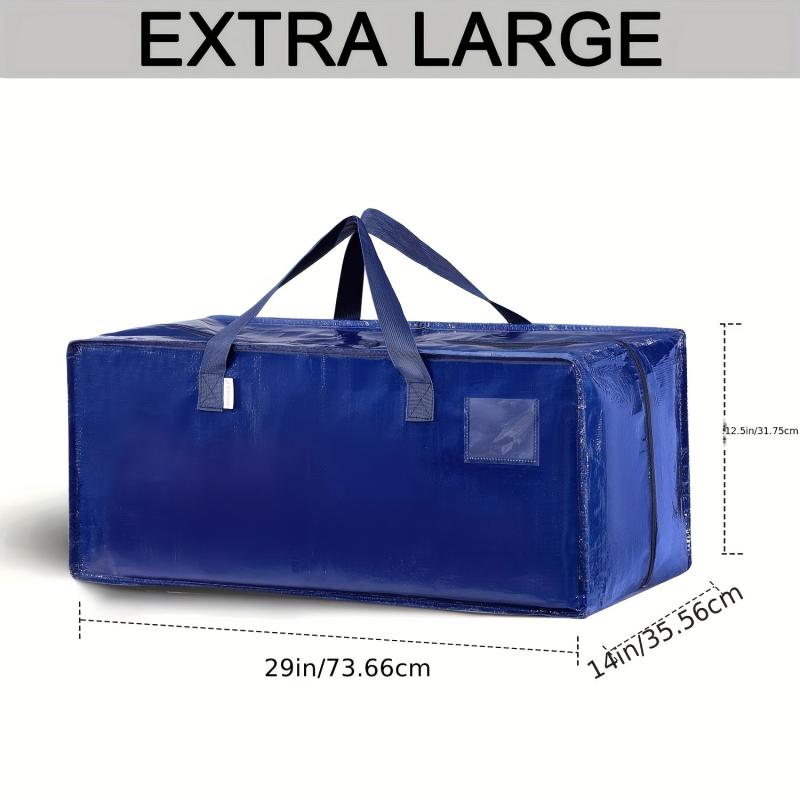 Heavy Duty Large Moving Bags Storage Totes Recycled Material