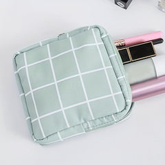 Large Capacity Plaid Storage Bag for Travel