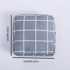 Large Capacity Plaid Storage Bag for Travel