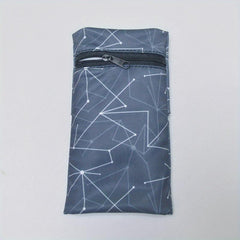 2 Pcs Classic Pattern Multifunctional Wrist Storage Bag Outdoor Zip Bag
