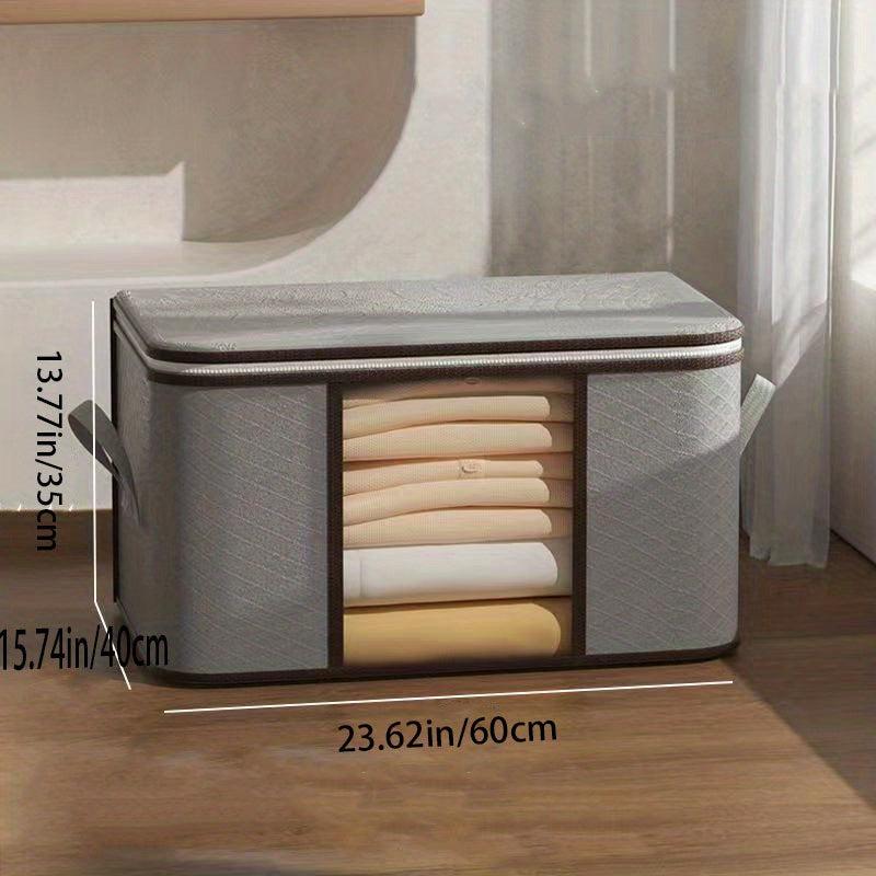Large Clothing Storage Bag Organizer with Clear Window