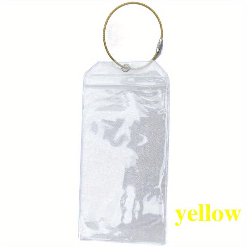 Cruise Luggage Tag PVC Transparent Ziplock Luggage Tag