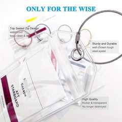 Cruise Luggage Tag PVC Transparent Ziplock Luggage Tag