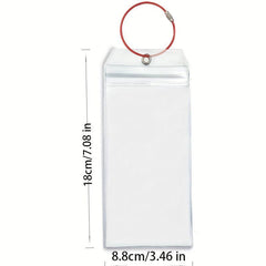 Cruise Luggage Tag PVC Transparent Ziplock Luggage Tag