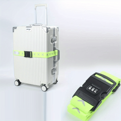 Luggage Strap w/ Password Lock Reflective Packing Strap