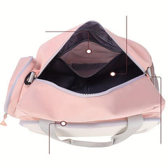 Colorblock Sports Handbag Duffle Backpack