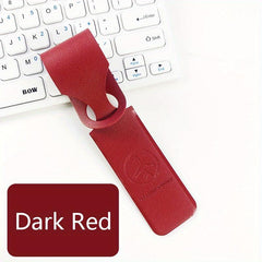 1pc Double sided PU Leather Luggage Tag Travel Essential Accessories