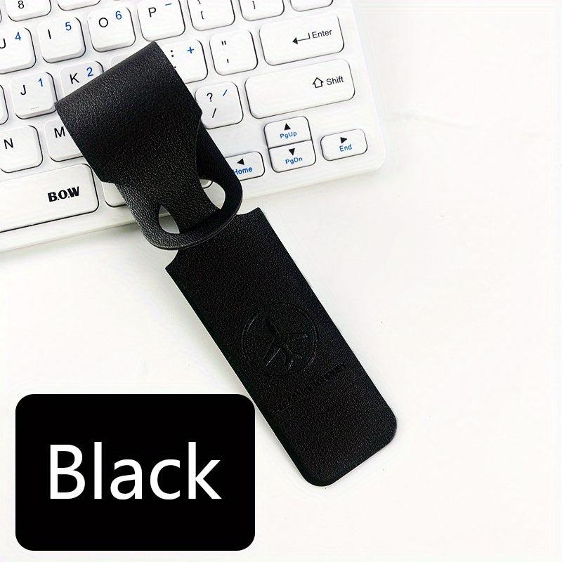 1pc Double sided PU Leather Luggage Tag Travel Essential Accessories