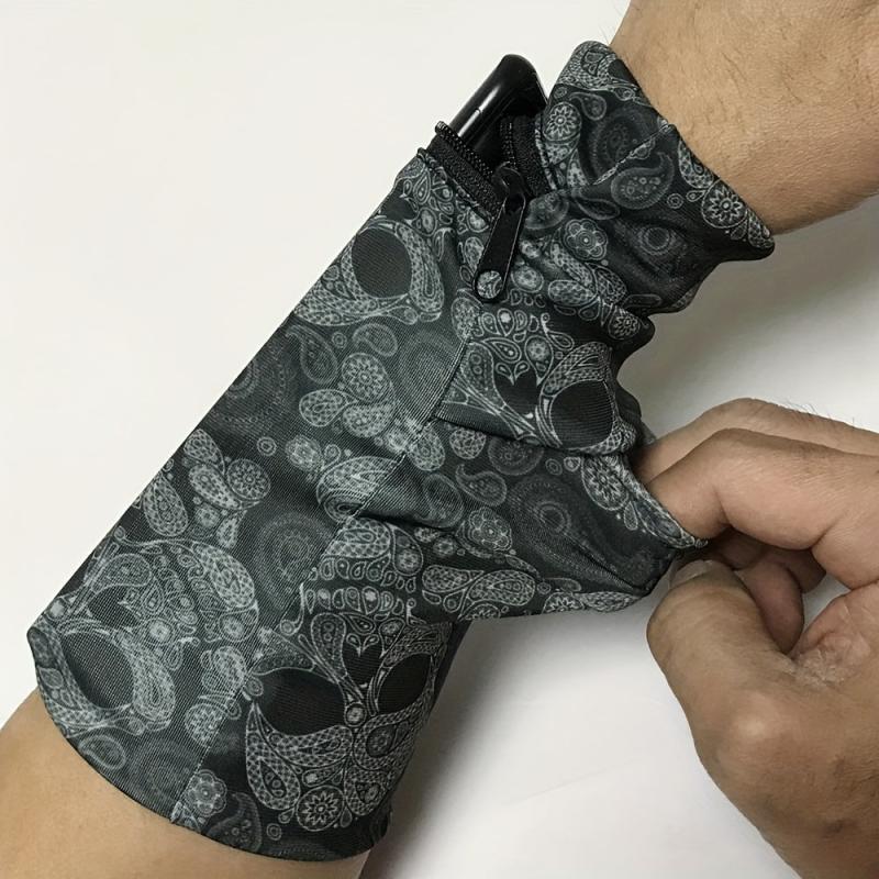 2PC Sports Wrist Bag Elastic Material For Holding Phone Cards Change