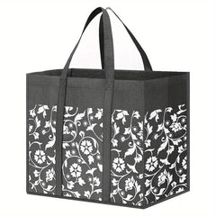 Foldable Reusable Shopping Bag Tote Bags with Reinforced Handles