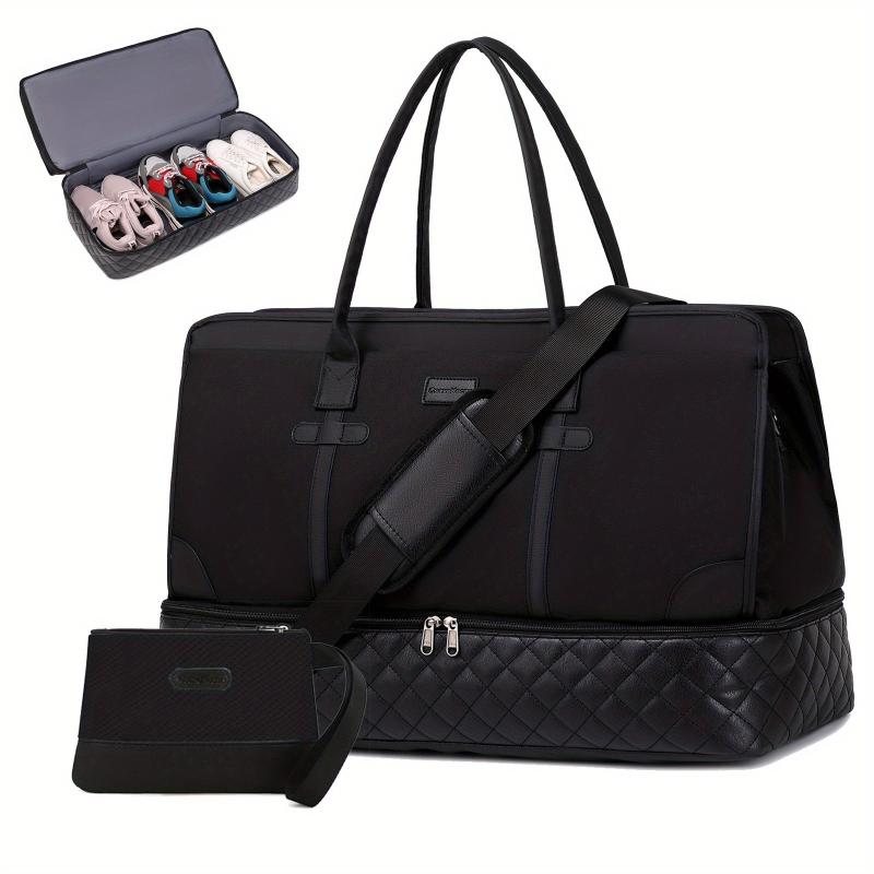 Large Capacity Duffle Bag Set Lightweight Luggage Bag With Shoe Compartment