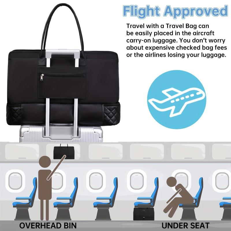 Large Capacity Duffle Bag Set Lightweight Luggage Bag With Shoe Compartment