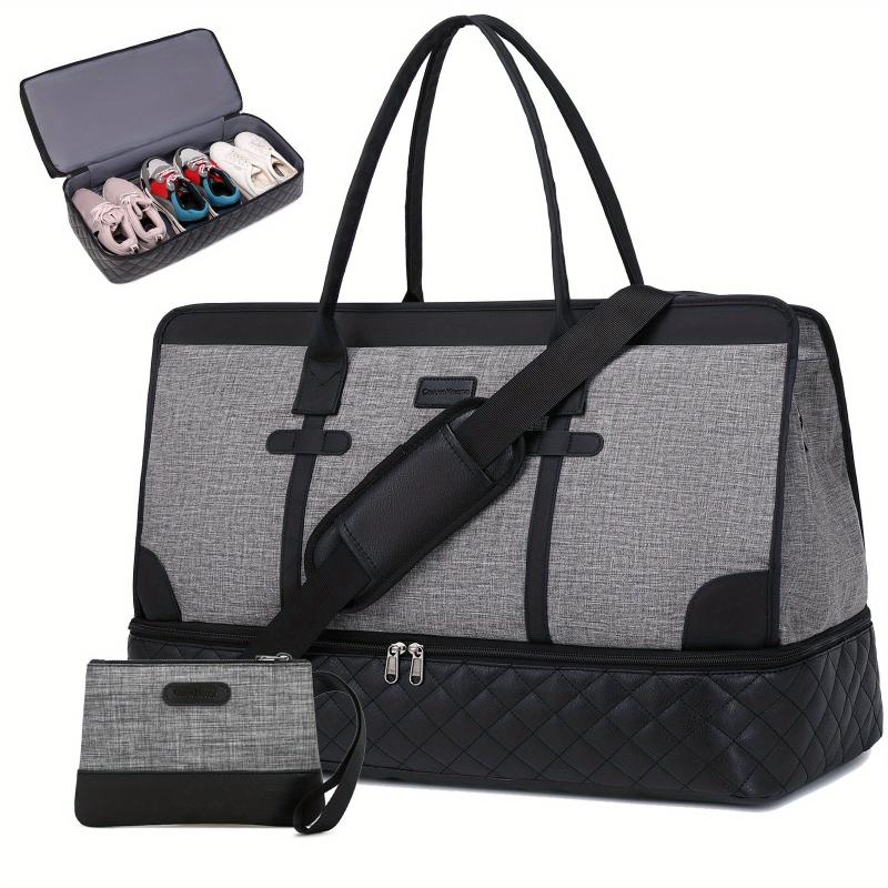 Large Capacity Duffle Bag Set Lightweight Luggage Bag With Shoe Compartment