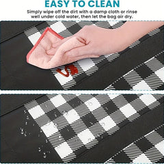 Thick Reusable Luggage Bag Shopping Tote with Reinforced Handles