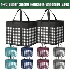 Thick Reusable Luggage Bag Shopping Tote with Reinforced Handles