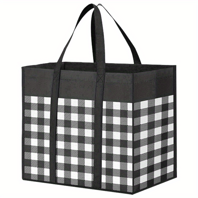 Thick Reusable Luggage Bag Shopping Tote with Reinforced Handles