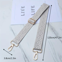 Pattern Shoulder Strap Replaceable Handbag Fanny Bag Crossbody Bag Purse Strap