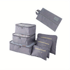7pcs Large Capacity Travel Storage Bags Set