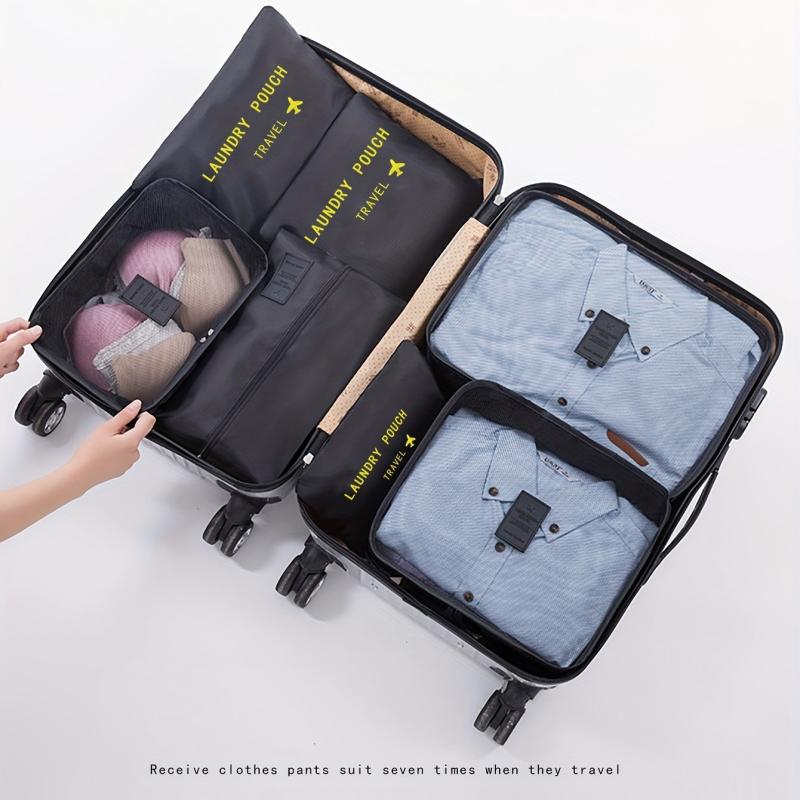 7pcs Large Capacity Travel Storage Bags Set