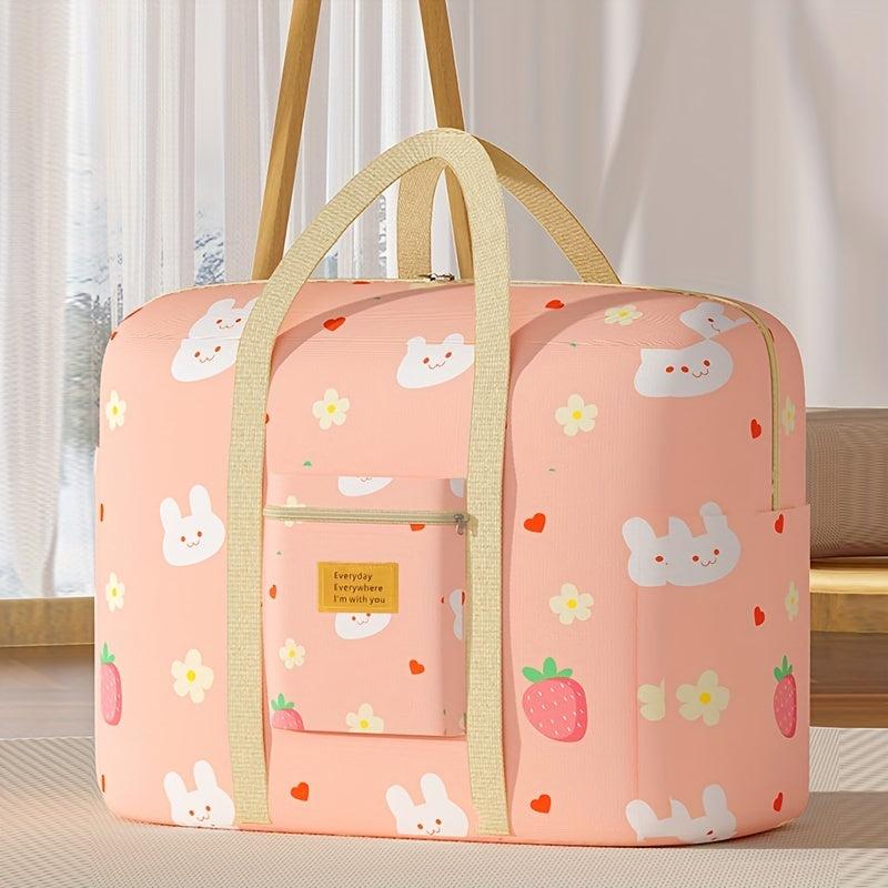 Travel Cartoon Pattern Luggage Bag Zipper Dustproof Organizer
