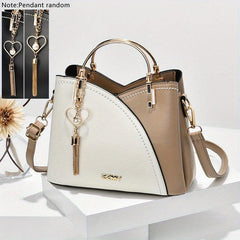 Tassel Decor Crossbody Bag Top Ring Purses